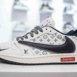 Air Jordan 1 Low OG SP LV&Superme Collab